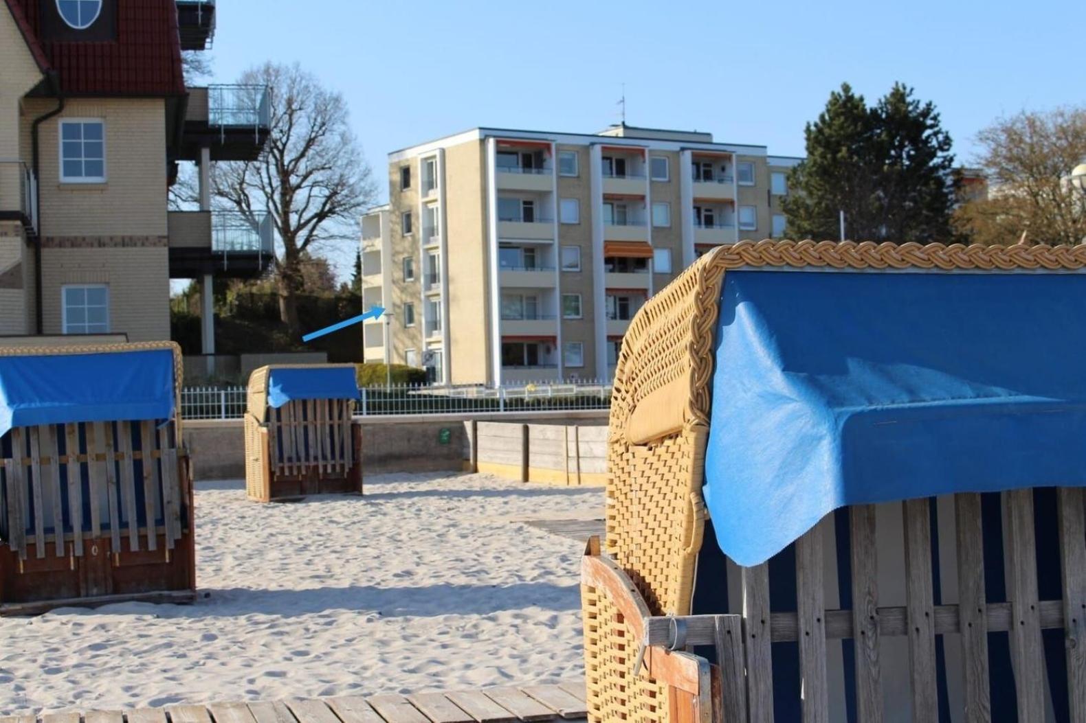 Strandschloss Strandkoje-Ostseeblick Grömitz Eksteriør billede